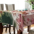 thumbnail image 3 of YAZAOO Square Tablecloth Tea Set with Cakes Roses Pattern Tableclothes, 3 of 9