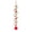 D-Red#030, variant on Spiral Crystal Suncatcher Hanging Ornament, Light Refracting Rainbow Window Decor for Home, Bedroom, Balcony – Clear Acrylic Sun Catcher with Elegant Spiral Design & Smooth Ball Pendant