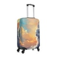 thumbnail image 3 of Picia Sunshine Colorful Cloud Rabbit Luggage Protector Cover Thicken Suitcase Protector Cover Fit 18-32 Inch Luggage-Large, 3 of 9