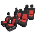 thumbnail image 1 of For 2020-2024 Ford Explorer Base FH Group Neoprene Custom Fit Car Seat Covers Water Resistant - Full Set Red, 1 of 11