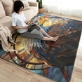 thumbnail image 3 of Bald Eagle Rug 4x5 Area Rugs for Bedroom Living Room, Eagle Area Rug, Wildlife Carpet Machine Washable Non-Slip Rug, Soft Low Pile Area Rug, Indoor Decorative Rugs d&ip156, 3 of 6