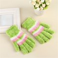 thumbnail image 1 of Winter New Ladies Fingerless Knitted Warm Half Finger Wool Gloves, 1 of 8