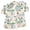 02-Light Green, variant on 2026 Hawaiian Scrub Tops for Women Short Sleeve Vneck Stretch Holiday Scrub Shirt Floral Graphic Tees Nursing Workwear with Pockets White XXXL