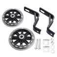 thumbnail image 1 of 2PCS Children Bike Auxiliary Wheel Flashing Light Mute Wheel Accessories with 18 Inch Bracket (Black), 1 of 9
