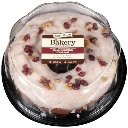 The Bakery at Walmart Signature Orange Cranberry Pound Cake, 28 oz