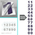 thumbnail image 6 of iSYFIX Purple Vinyl Numbers Stickers – 3 Inch Self Adhesive (2 Sets)- Premium Decal Die Cut and Pre-Spaced for Mailbox, Signs, Window, Door, Cars, Trucks, Homes, Businesses, Address Numbers, 6 of 6