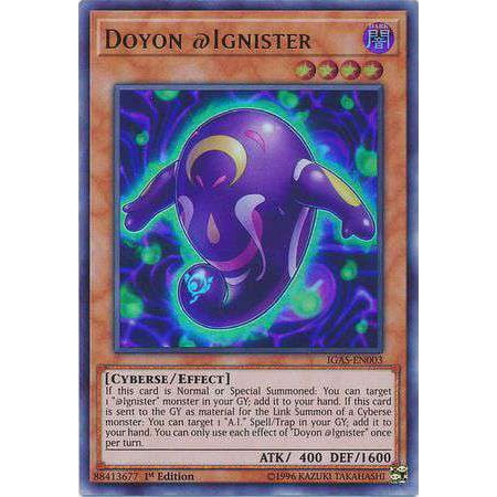 YuGiOh Ignition Assault Ultra Rare Doyon @Ignister IGAS-EN003