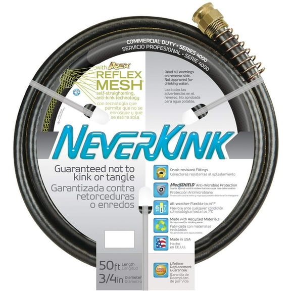 Apex 9885-50 NeverKink Commercial Duty 4000 3/4-Inch-by-50-Foot Hose