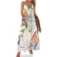 thumbnail image 1 of Escena submarina surrealista de nautilus Nautilus y loto Vestido sin mangas de acuarela Vestido de cumpleaños Vestido de fiesta de lujo para mujer, 1 of 7