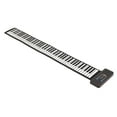 thumbnail image 2 of Reiche Roll Up Piano 88 Keys Foldable Portable Plug and Play Rechargeable Soft Keyboard Piano for Computer Tablets 100‑240V US Plug, 2 of 8