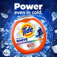 thumbnail image 6 of Tide Power PODS White Laundry Detergent Pacs, Brilliant Whitening + Color Protect, 18 Count, 6 of 12