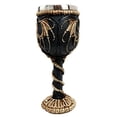 thumbnail image 3 of Medieval Flying Dragon Skeleton Fossil Ossuary Goblet Wine Chalice 7oz Capacity, 3 of 4