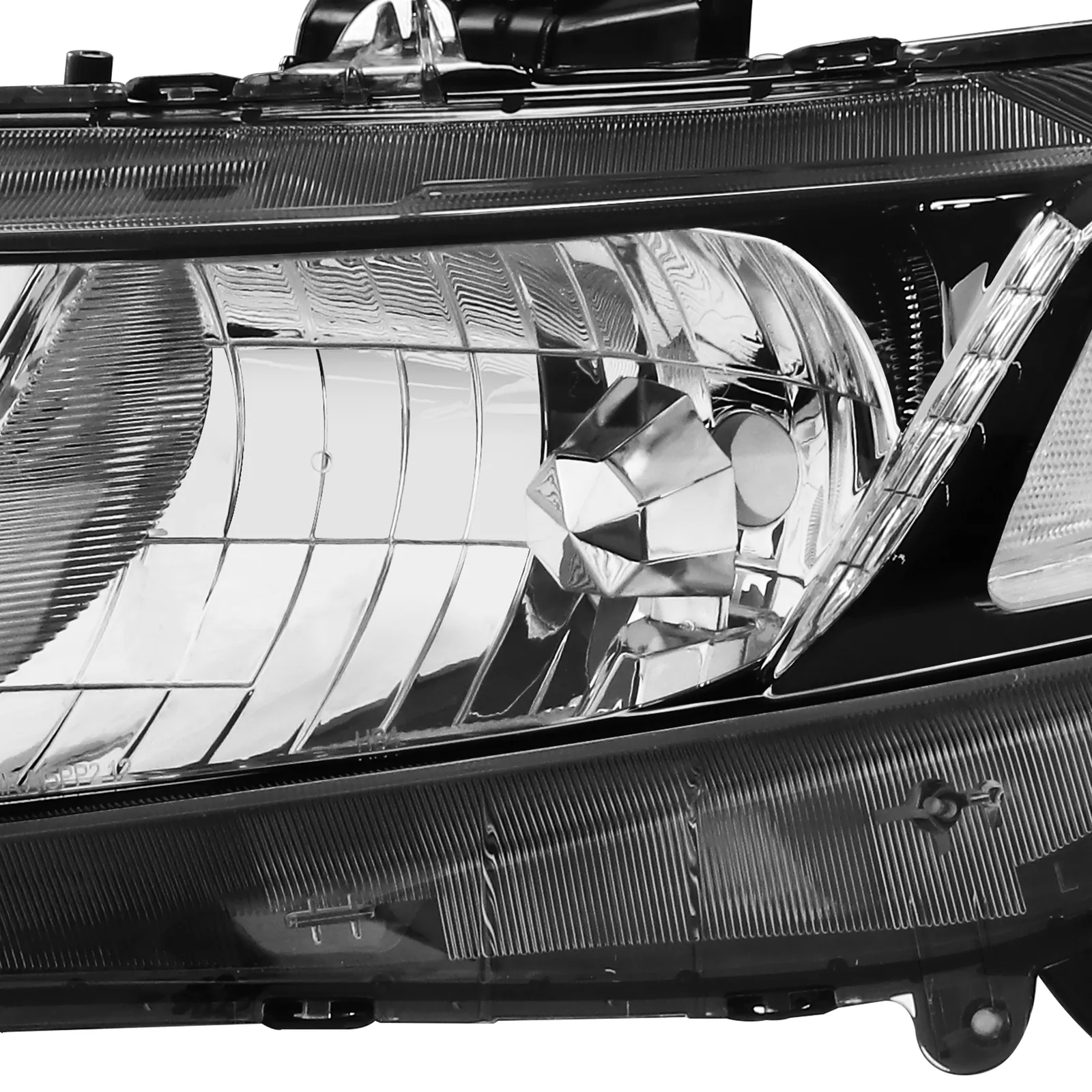 Front Headlights Assembly Pair For Honda Civic Sedan 2012-2015 & Coupe 2012-2013 – Black Housing