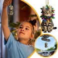 thumbnail image 2 of nTRIUQJ Warm Cute 2D Christmas Decoration For Festive Atmosphere Enhancement Family Gathering Joy Surprise Home Style Upgrade Black, 2 of 8