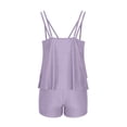 thumbnail image 6 of Edvintorg Women's Two Piece Tankini Swimsuit Tummy Control Bathing Suit Double Straps Tank Top with Boyshorts Swimming Suits for Women, 6 of 7