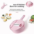 thumbnail image 4 of Multifunctional Vegetable Slicer Potato Peeler Carrot Onion Grater with Strainer Vegetable Cutter 12, 4 of 5