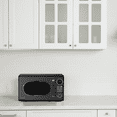 thumbnail image 6 of Magic Chef 0.7 Cubic Feet 700W Classic Retro Countertop Microwave, Black, 6 of 11
