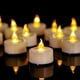 thumbnail image 1 of Velas de Té LED Anziner Amarillo Realistas con Larga Duración 200 Horas, 1 of 6