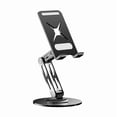thumbnail image 2 of Aluminum Alloy Phone Stand Multi Angle Rotate Tablet Dock Holder Desktop Bracket For Mobile Devices, 2 of 9