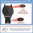 thumbnail image 2 of Tianle Compatible with Fenix 5 Plus Watch Band 22mm Replacement Silicone Watch Strap for Fenix 5/Fenix 6/Fenix 6 Pro/Fenix 7/Forerunner 935/945/Approach S60/Quatix 5/epix Smartwatch (Black), 2 of 7