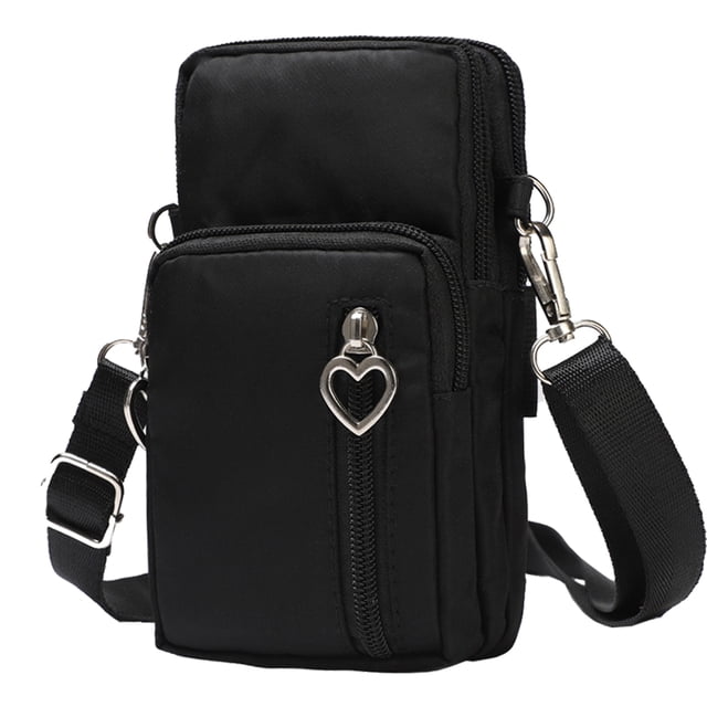 Deportes Poliéster Teléfono Bandolera Paquete De Brazo Ligero Mini Mujeres Bolsas De Mensajero Yuarrent AP007522-02