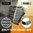 thumbnail image 4 of Others Battle Rope with Cover - Grey 1.5 in 40 ft, 4 of 5