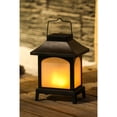 thumbnail image 3 of LuxenHome Flameless LED Black Tabletop Lantern, Battery Operated, 3 of 3
