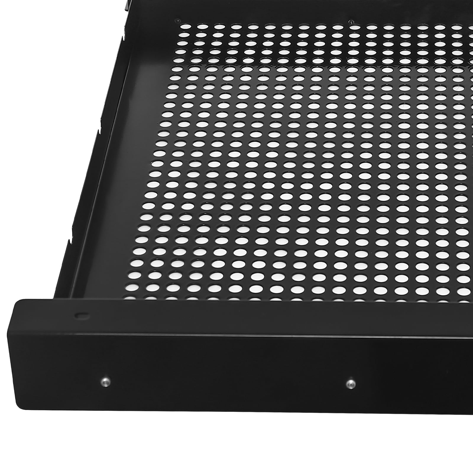 Wildnix Under Desk Mounted Pull-Out Drawer, Sturdy Iron Construction, Anti-Corrosion, Non-Toxic, Rust-Resistant, Organize Mouse, Charger, and Sticky Notes, Space-Saving Design