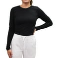 thumbnail image 3 of Womens Medical Underscrub T-Shirt GT Performance Long Sleeve Tee-2 PACK-Black/Black-Medium, 3 of 6