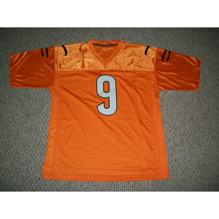 Unsigned Joe Burrow Jersey #9 Cincinnati Custom Stitched Orange