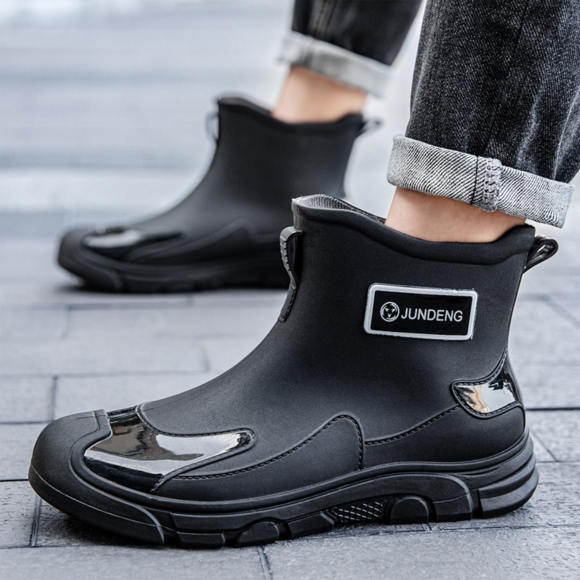 Ablanczoom Women's Waterproof Chelsea Rain Boot photo 4