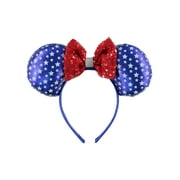 Way to Celebrate Patriotic Mini Mouse Ears Headband