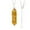 Yellow E, variant on PPgejGEK Chakra Crystal Pendant Necklace Hexagonal Pointed Natural Quartz Stone 4.1x1cm/1.61x0.39in Healing Gemstone with Silver Plated Chain for Protection Luck Wealth