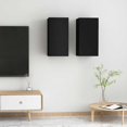 thumbnail image 1 of vidaXL TV Cabinets 2 pcs Black 30.5x30x60 cm Engineered Wood, 1 of 8