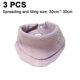 thumbnail image 2 of 3-Piece Dual-use Purple Cotton Triangular Towel 4-Layer Soft Cotton Absorbent Baby Saliva Towel Baby Bib, 2 of 5