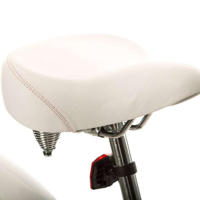 TITAN Docksider Deluxe Women s Beach Cruiser Bike White Hot Pink