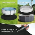 thumbnail image 4 of Roromall Pool Liners 15ft/18ft/24ft Round, Pool Pads for Above Ground Pools, Strong Geotextile Material Prevent Punctures by Roots, Rocks and Grass, Enhances Swimming Comfort, 4 of 7