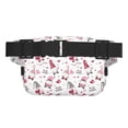 thumbnail image 3 of Fuzoiu Valentine's Day gnomes Print Unisex Square Double Layer Waist Bag,Crossbody Fanny Pack Travel Workout Accessory, 3 of 8