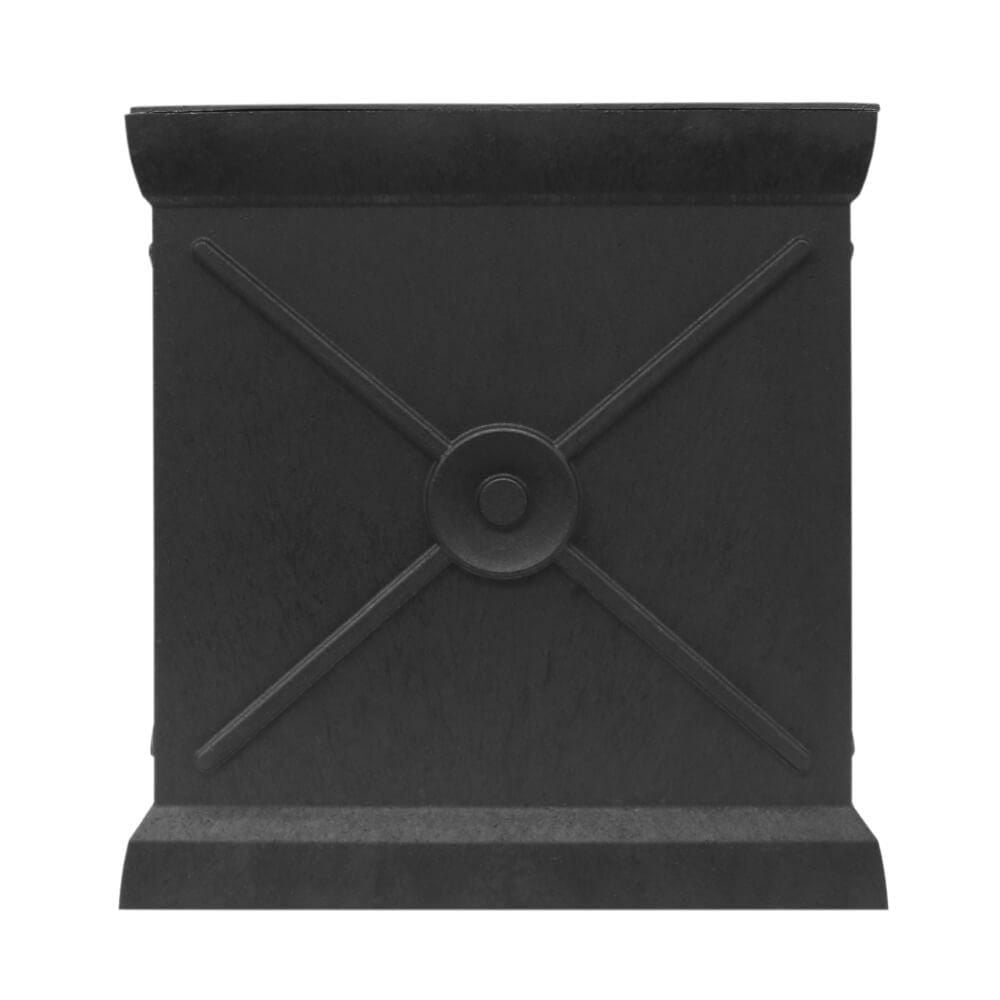 Tierra Verde 15" W x 16" H Allegro Monarch Square Self-Watering Planter - Black, Indoor/Outdoor