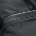 thumbnail image 6 of Maoxin Men's Jacket Man Solid Color Leisure Zipper Pocket Flip Collar Long Sleeves Leather Jacket Plus Size Leather Jackets for Men Black 2XL, 6 of 7