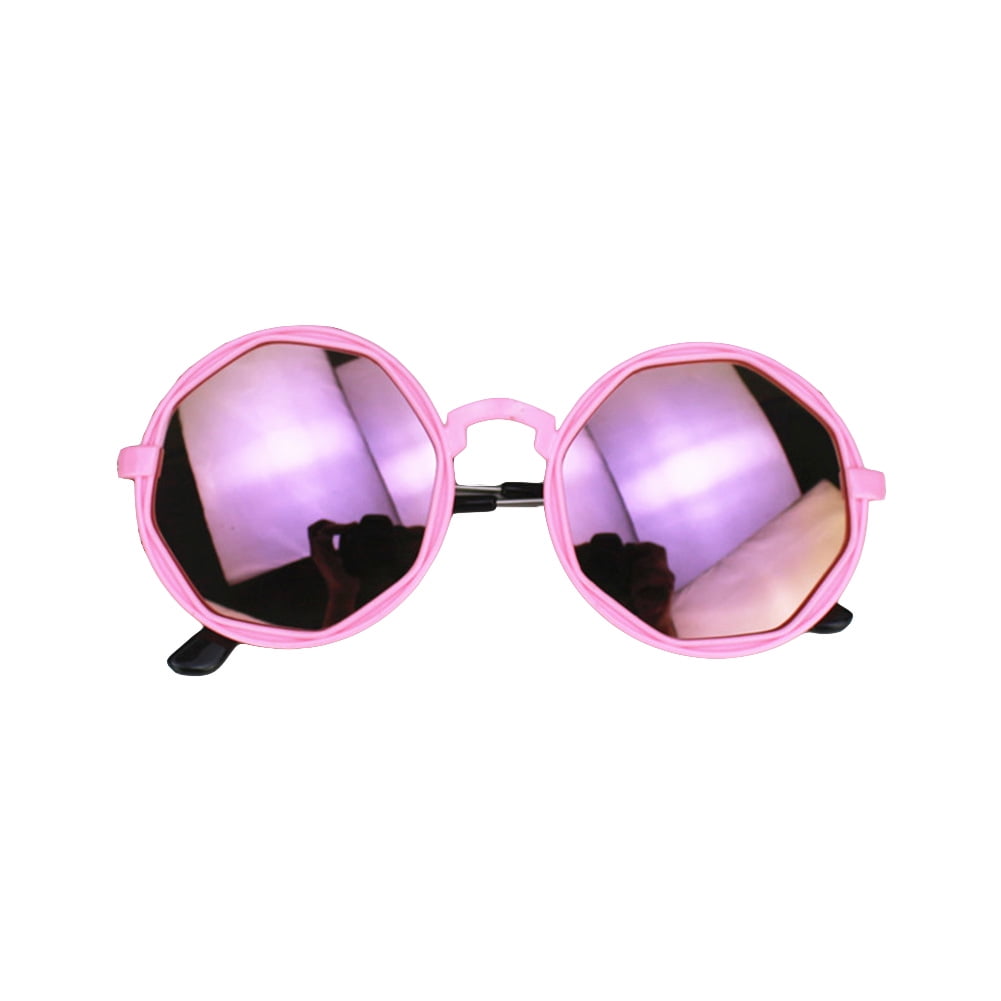 TFFR Korean Streetwear Kid Boy Girl Colorful Sunglasses Round Reflective Glasses Children UV400
