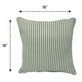 thumbnail image 4 of Better Homes & Gardens Striped Decorative Outdoor Throw Pillow, Off-White/Green, 4 of 8