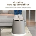 Needhep Fingerprint Proof Stainless Steel Kitchen Garbage Can Automatic Garbage Can, Foot Pedal