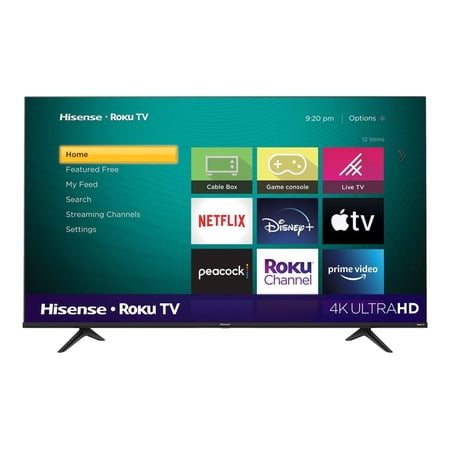Hisense 65-Inch Class R6 Series 4K UHD Smart Roku TV with Alexa Compatibility, Dolby Vision HDR, DTS Studio Sound, Game Mode (65R6G),Black