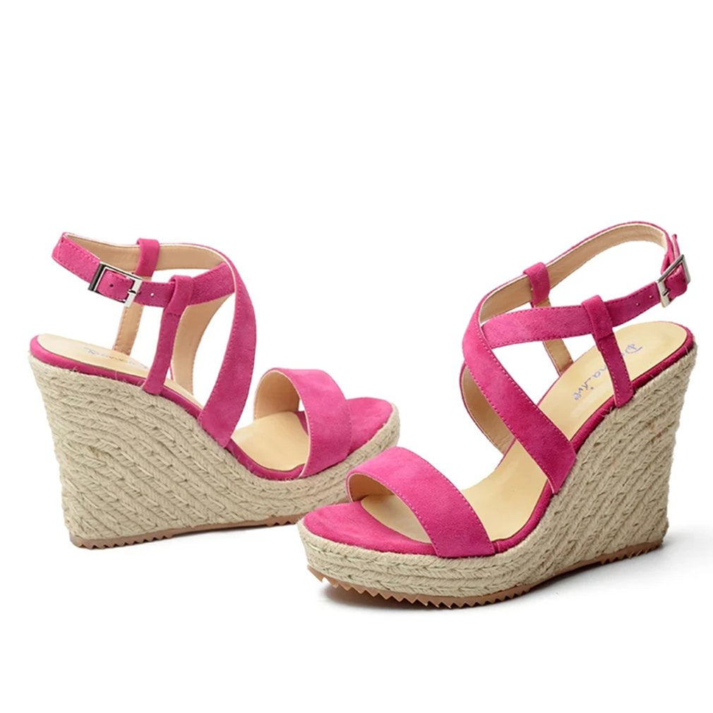 rope platform sandals