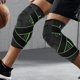 thumbnail image 3 of Protector de rodillas para baloncesto XL verde para brindar calidez y protección Soporte para rodillas para deportes al aire libre, 3 of 8
