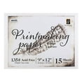 thumbnail image 1 of Richeson Printmaking Paper, 135# 9x12 inches, 15 Sheets (100766), 1 of 3