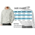 thumbnail image 7 of GENTS BLISS Henley Men Hoodies Sweatshirts Lightweight Sweatshirts for Men Drawstring Men Hoodies with Kangaroo Pocket, 7 of 7