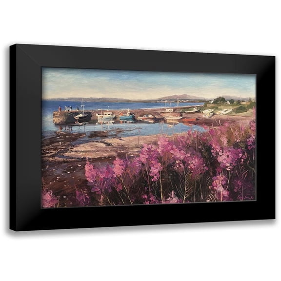 Strube, Ling 14x11 Black Modern Framed Museum Art Print Titled - Scotland Landscape IV