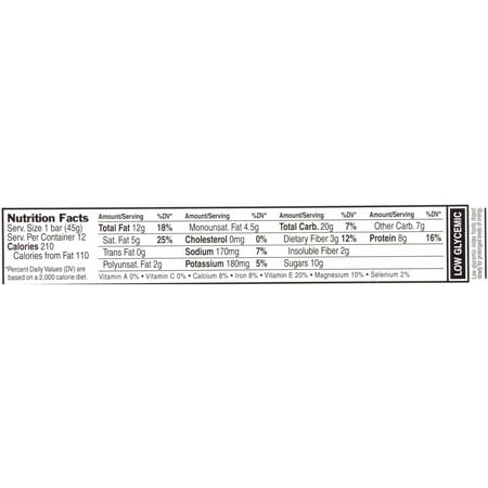Clif Bar Mojo, Dark Chocolate Almond Coconut Trail Mix Bar, 12 Ct, 1.59 oz.